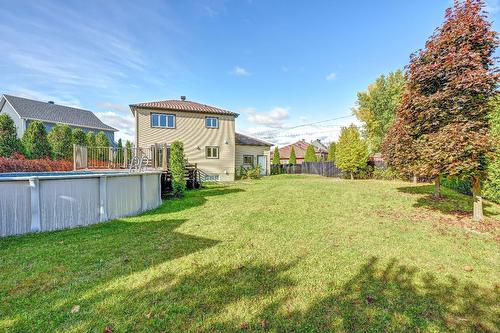Backyard - 1055 Rue De La Forge, Saint-Hyacinthe, QC - Outdoor With Above Ground Pool With Backyard