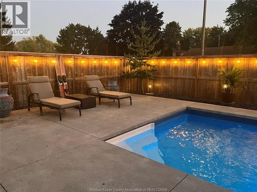 146 Atlantic Avenue, Amherstburg, ON - Outdoor With In Ground Pool With Backyard