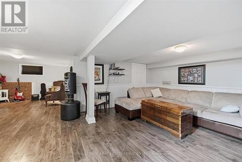 Expansive Recreation Room with Laminate Flooring - 677 Greenwood Drive, Burlington, ON - Indoor
