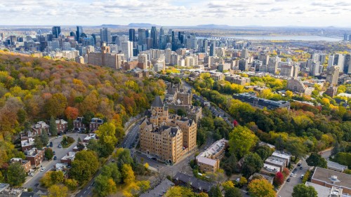 Photo aérienne - A34-3982 Ch. De La Côte-Des-Neiges, Montréal (Ville-Marie), QC - Outdoor With View