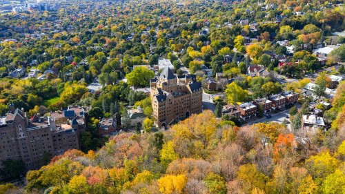Photo aérienne - A34-3982 Ch. De La Côte-Des-Neiges, Montréal (Ville-Marie), QC - Outdoor With View