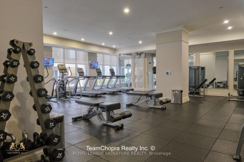 3005-36 Elm Drive E, Mississauga, ON - Indoor Photo Showing Gym Room