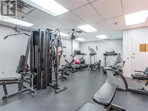 Fully Equipped Gym - 308 - 250 Scarlett Road, Toronto, ON - Indoor Photo Showing Gym Room