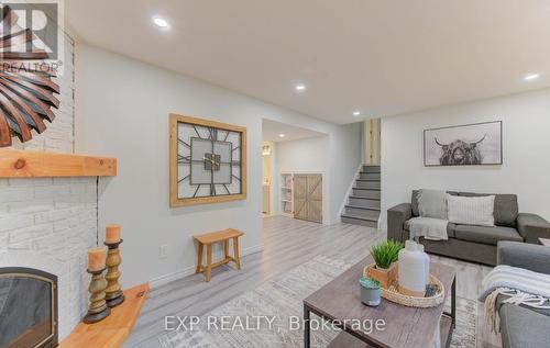 36 Blackfriars Place, Kitchener, ON - Indoor Photo Showing Living Room With Fireplace