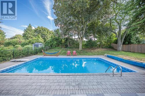 158 Park Avenue, Newmarket, ON - Outdoor With In Ground Pool With Backyard