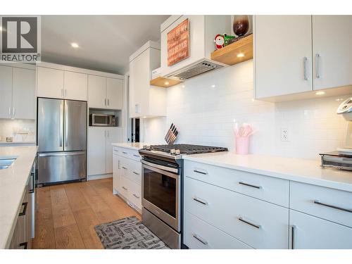 Kitchen - 10335 Long Road, Lake Country, BC - Indoor Photo Showing Kitchen With Upgraded Kitchen