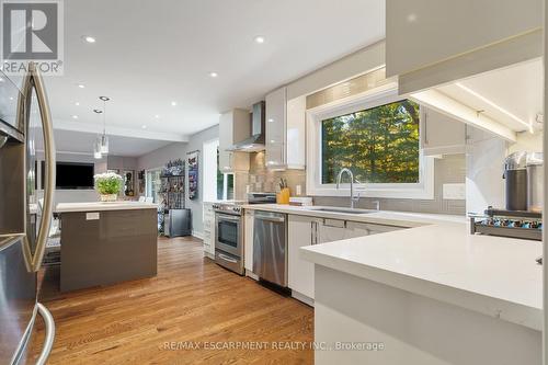 75 Terrace Drive, Hamilton, ON - Indoor Photo Showing Kitchen With Upgraded Kitchen