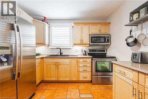 31 Buchanan Street, Hamilton, ON - Indoor Photo Showing Kitchen With Stainless Steel Kitchen With Double Sink