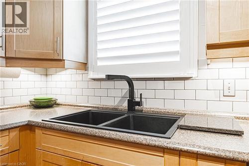 31 Buchanan Street, Hamilton, ON - Indoor Photo Showing Kitchen With Double Sink