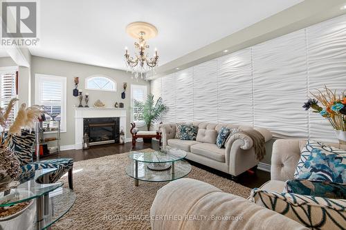1468 Liverpool Street, Oakville, ON - Indoor Photo Showing Living Room With Fireplace