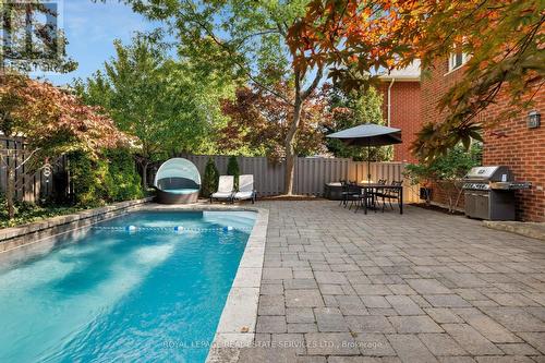 2202 Brookhaven Crescent, Oakville, ON - Outdoor With In Ground Pool