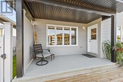 Backyard covered porch - 