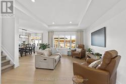 Bright main level with stunning new oak hardwood - 