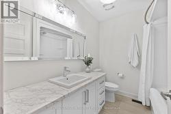 Main bathroom with linen closet - 