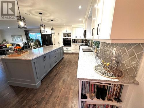 15 Ivany'S Road, Grand Falls-Windsor, NL - Indoor Photo Showing Kitchen With Double Sink