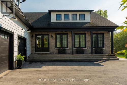 Exposed Aggregate Covered Porch - 2439 Garrison Road, Fort Erie (Ridgeway), ON - Outdoor