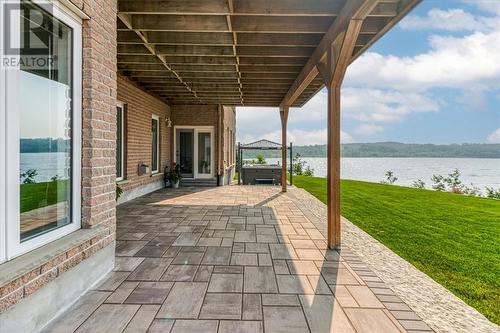 2507 Navanod Road, Sudbury, ON - Outdoor With Body Of Water With Deck Patio Veranda