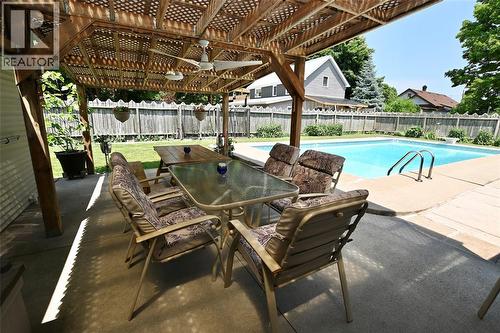 204 Vidal Street South, Sarnia, ON - Outdoor With In Ground Pool With Deck Patio Veranda