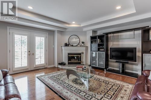 1400 Tamworth Court, Burlington, ON - Indoor Photo Showing Living Room With Fireplace