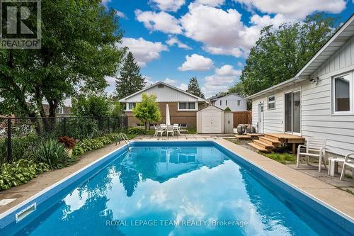 968 Walkley Road, Ottawa, ON - Outdoor With In Ground Pool With Deck Patio Veranda