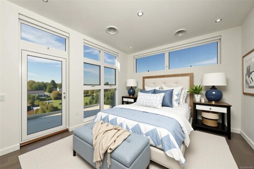 407-9570 Fifth St, Sidney, BC - Indoor Photo Showing Bedroom