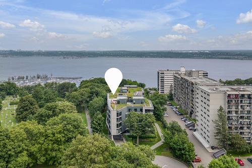 Aerial photo - 402-1440 Av. Du Maire-Beaulieu, Québec (Sainte-Foy/Sillery/Cap-Rouge), QC - Outdoor With Body Of Water With View