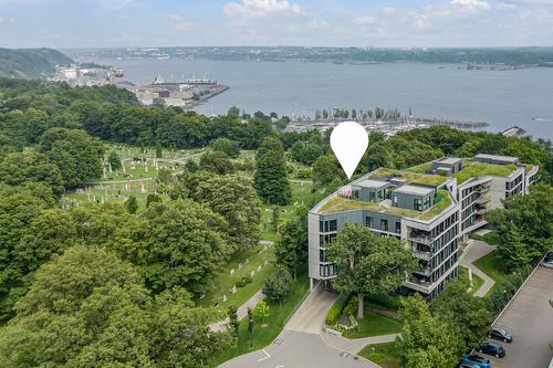 Aerial photo - 402-1440 Av. Du Maire-Beaulieu, Québec (Sainte-Foy/Sillery/Cap-Rouge), QC - Outdoor With Body Of Water With View