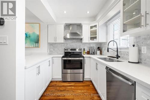 18 Sydenham Street, Toronto, ON - Indoor Photo Showing Kitchen With Stainless Steel Kitchen With Double Sink With Upgraded Kitchen