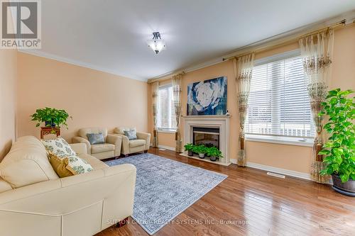 2207 Kwinter Road, Oakville, ON - Indoor Photo Showing Living Room With Fireplace