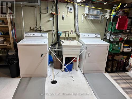 basement laundry - 458 5Th Avenue E, Owen Sound, ON - Indoor Photo Showing Laundry Room