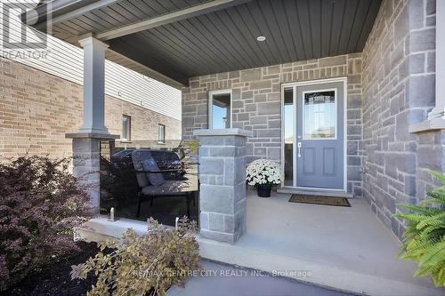 porch with glass railings - 2681 Foxbend Link Trail N, London North (North S), ON - Outdoor
