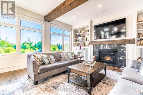 119 Willowbrook Drive, Welland (West Welland), ON - Indoor Photo Showing Living Room With Fireplace