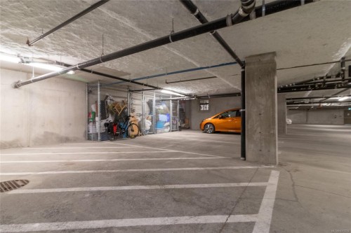 201-290 Wilfert Rd, View Royal, BC - Indoor Photo Showing Garage