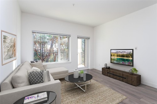 201-290 Wilfert Rd, View Royal, BC - Indoor Photo Showing Living Room