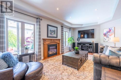 2338 Norland Drive, Burlington, ON - Indoor Photo Showing Living Room With Fireplace