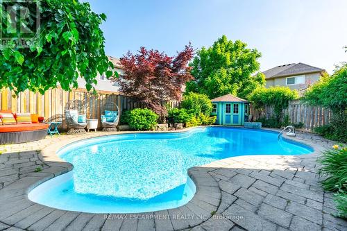 2338 Norland Drive, Burlington, ON - Outdoor With In Ground Pool With Deck Patio Veranda With Backyard