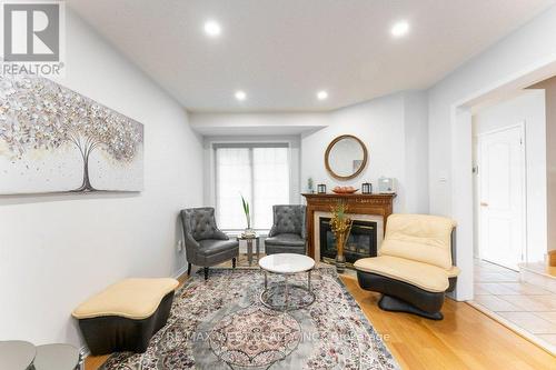 3143 Clayhill Road, Mississauga, ON - Indoor Photo Showing Living Room With Fireplace
