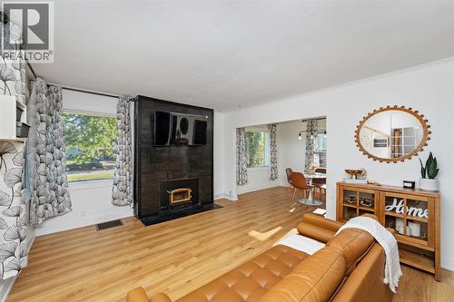 730 Talfourd Street, Sarnia, ON - Indoor Photo Showing Living Room With Fireplace