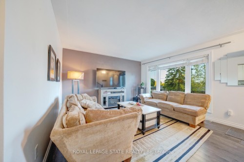 62 Brentwood Drive, Hamilton, ON - Indoor Photo Showing Living Room With Fireplace
