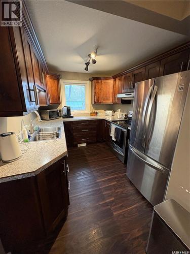 230 Prothero Avenue E, Churchbridge, SK - Indoor Photo Showing Kitchen With Double Sink
