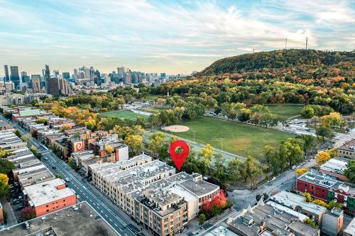 Aerial photo - 5-4485 Av. De L'Esplanade, Montréal (Le Plateau-Mont-Royal), QC - Outdoor With View