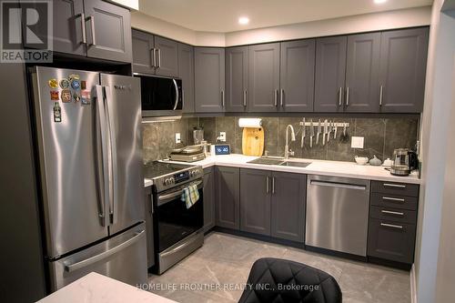 59 Dowswell Drive, Toronto, ON - Indoor Photo Showing Kitchen With Double Sink With Upgraded Kitchen