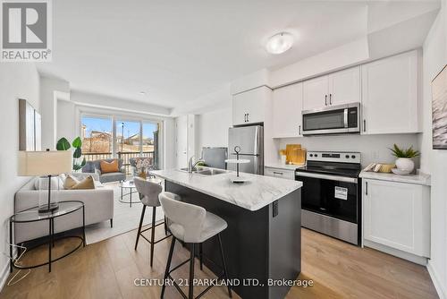 1602 - 160 Densmore Road, Cobourg, ON - Indoor Photo Showing Kitchen With Double Sink