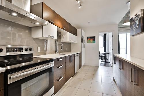 Cuisine - 208-1811 Rue William, Montréal (Le Sud-Ouest), QC - Indoor Photo Showing Kitchen With Upgraded Kitchen