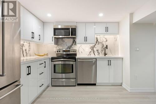 BASEMENT KITCHEN - 78 Charing Crescent, Aurora, ON - Indoor Photo Showing Kitchen With Upgraded Kitchen