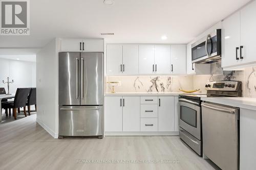 BASEMENT KITCHEN - 78 Charing Crescent, Aurora, ON - Indoor Photo Showing Kitchen With Upgraded Kitchen