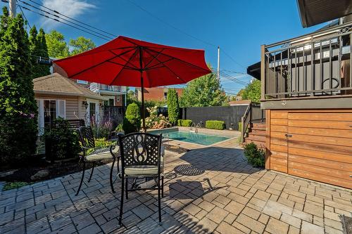 Cour - 5636  - 5638 Rue Mignault, Montréal (Mercier/Hochelaga-Maisonneuve), QC - Outdoor With In Ground Pool