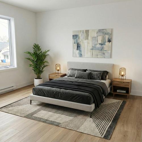 Primary bedroom - 4-178 Rue St-Eugène, Salaberry-De-Valleyfield, QC - Indoor Photo Showing Bedroom