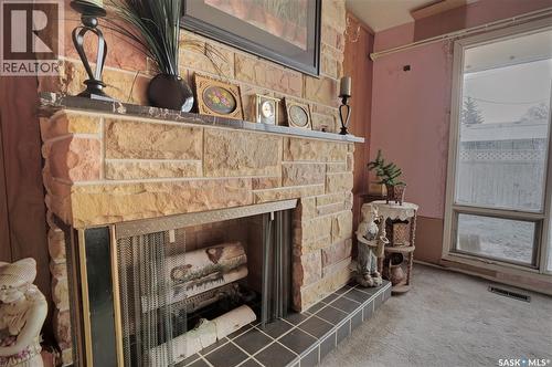 1211 Gordon Road, Moose Jaw, SK - Indoor With Fireplace