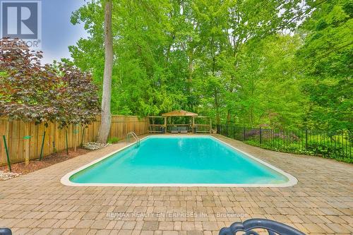 1293 Greenoaks Drive, Mississauga, ON - Outdoor With In Ground Pool With Deck Patio Veranda With Backyard